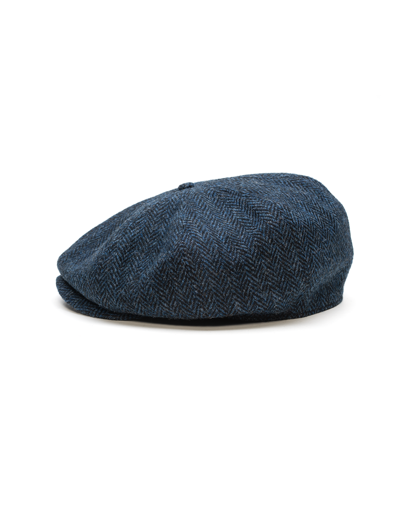 Peaky Cap - made of genuine Harris Tweed with sewn down visor